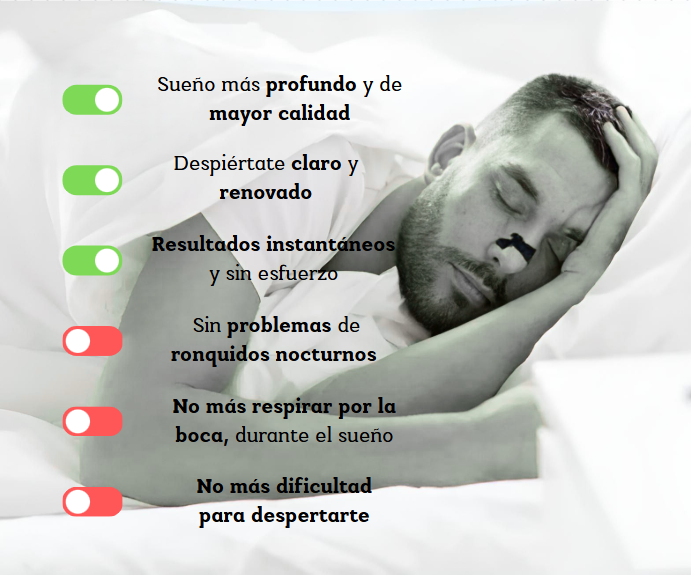 Tiras Nasales Premium para dormir (30un)