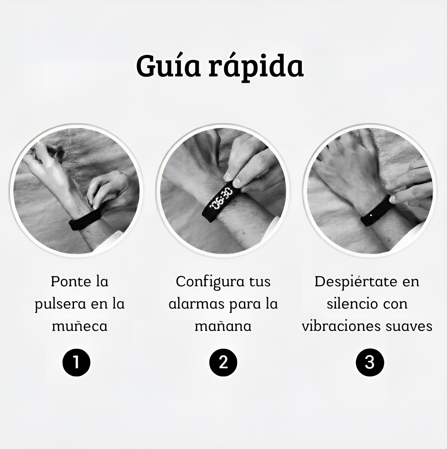 Pulsera despertadora alarma vibradora